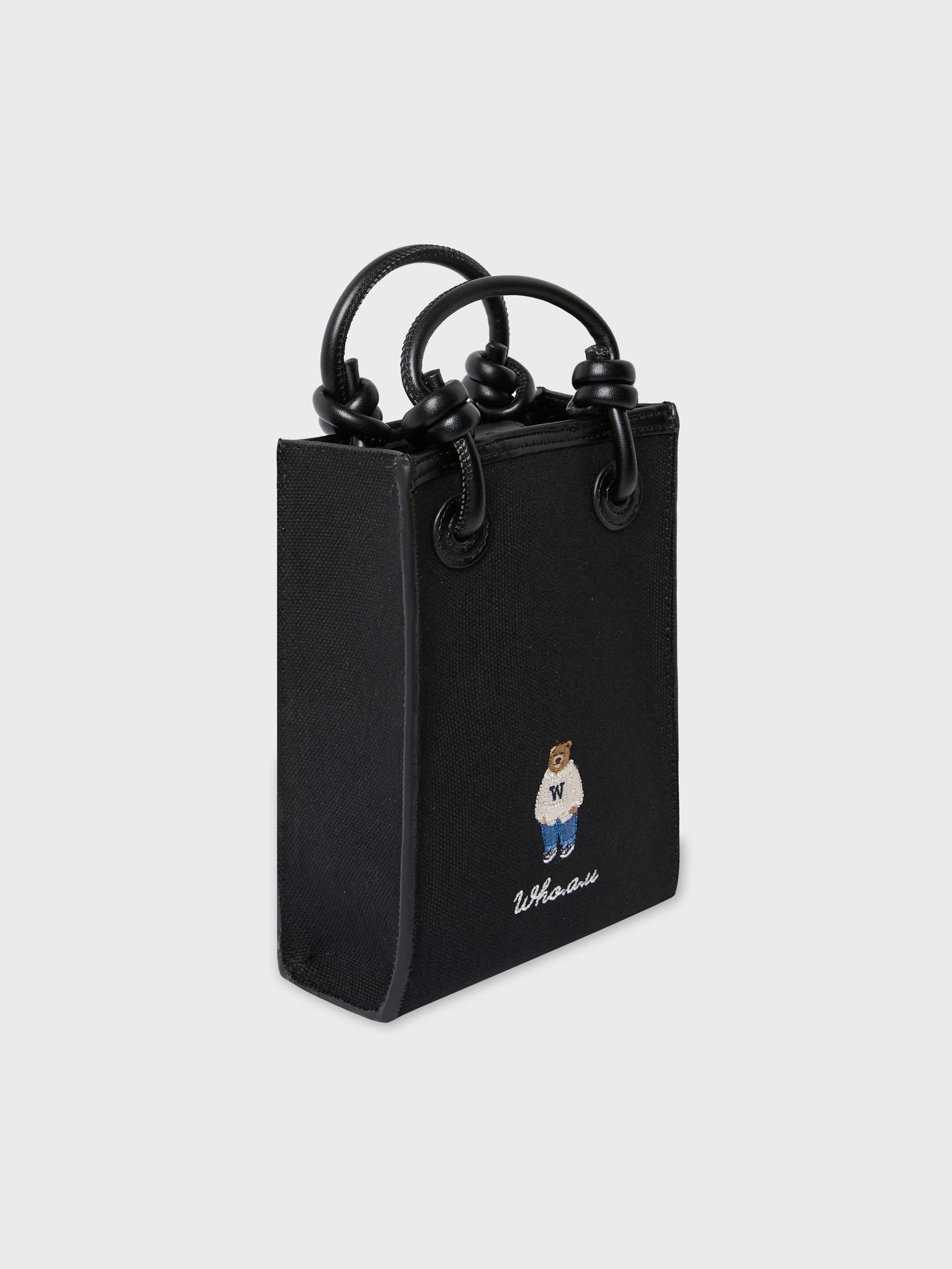 韓國 WhoAU Canvas Mini Square Bag【WA211】