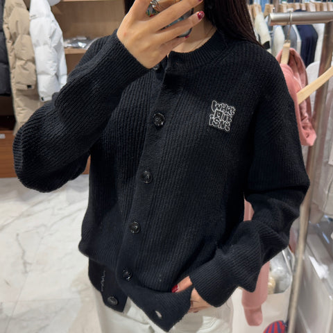 韓國 Wacky Willy Typhoon Wappen Fleece Cardigan【WW007】 - Image