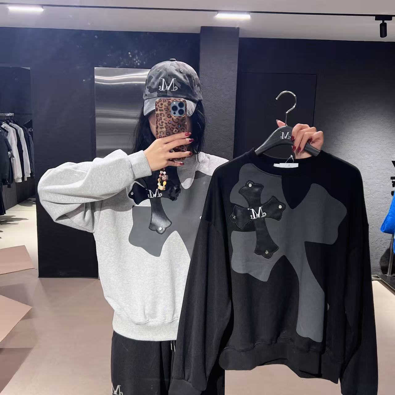 韓國 Mucent Noxen Back Cross Leather Patch Mtm【MU146】