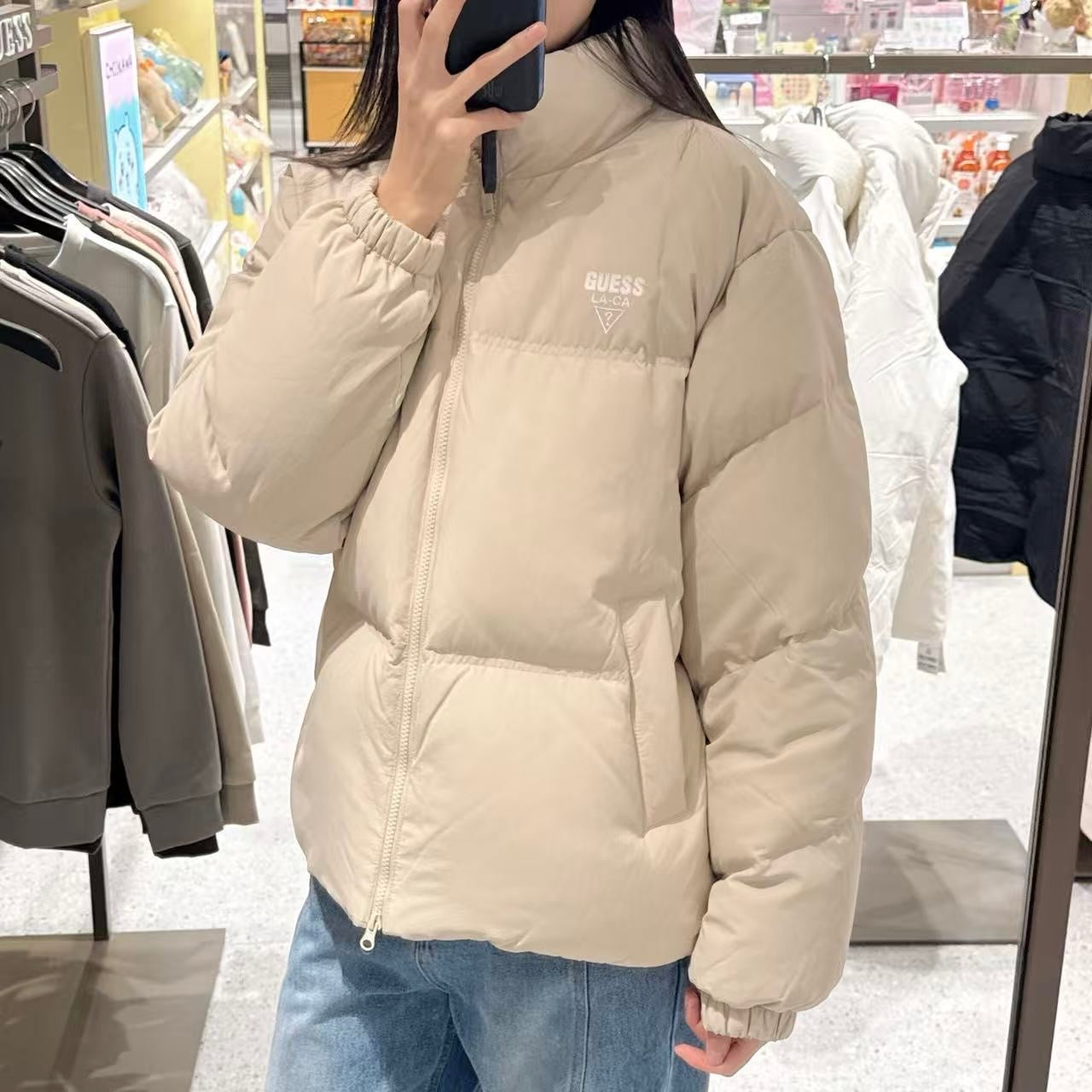 韓國 Guess Uni Basic Puffer Jumper (鴨絨)【GU023】