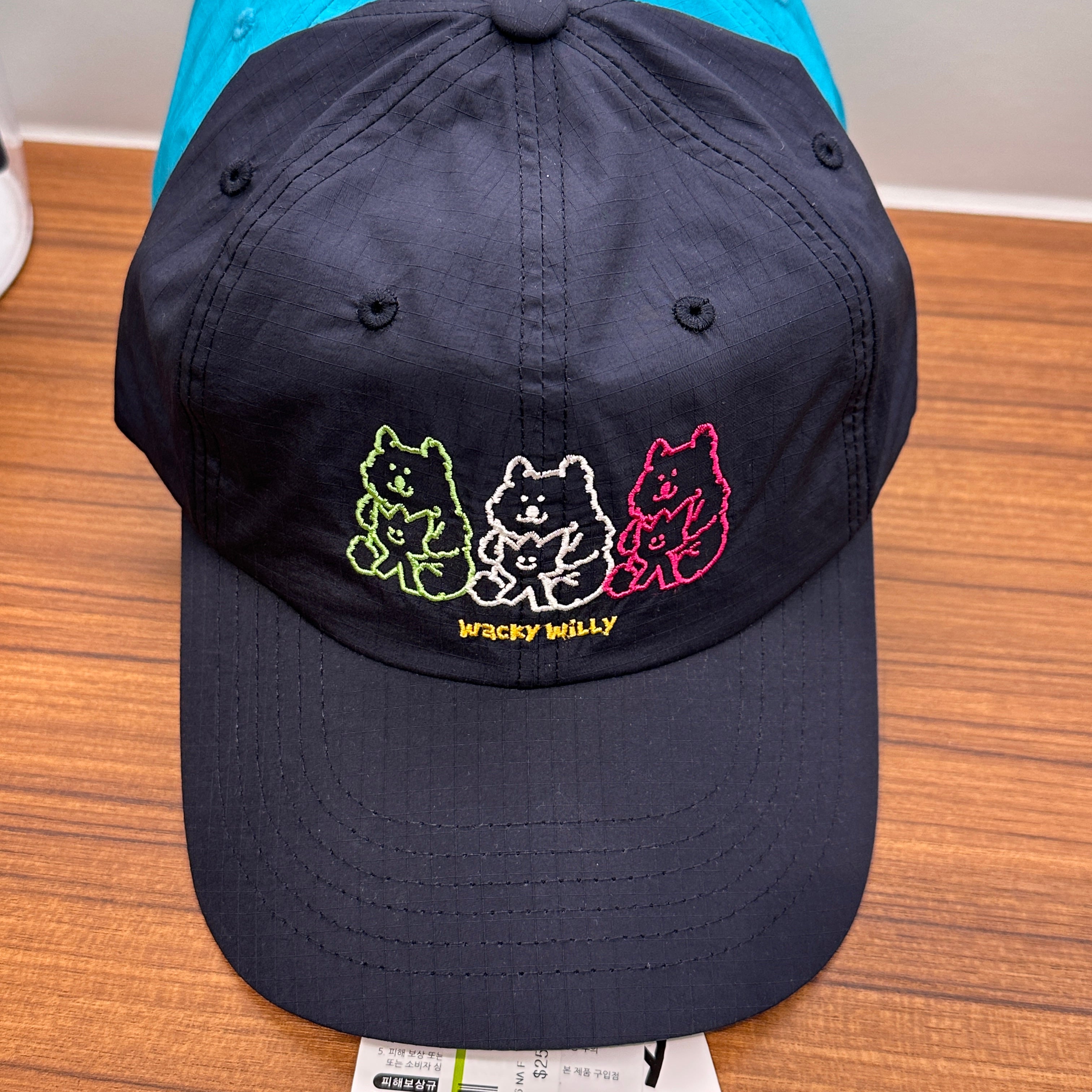韓國 Wacky Willy Nylon Ball Cap【WW109】