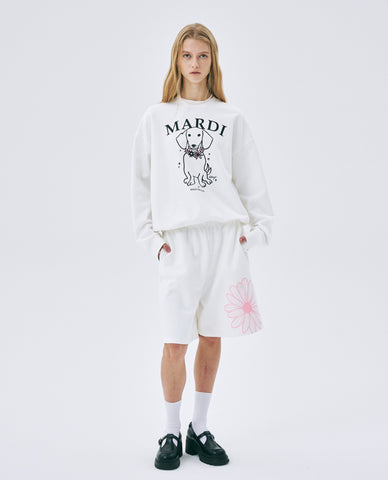 韓國 Mardi Mercredi SWEATSHIRT SWING THE TAIL DDANJI FLOWER NECKLACE【MM003】 - STT Mall HK 靚太網購