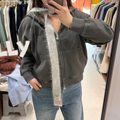 韓國 Wacky Willy Women's Angora Knit Muffler【WW092】 - Image
