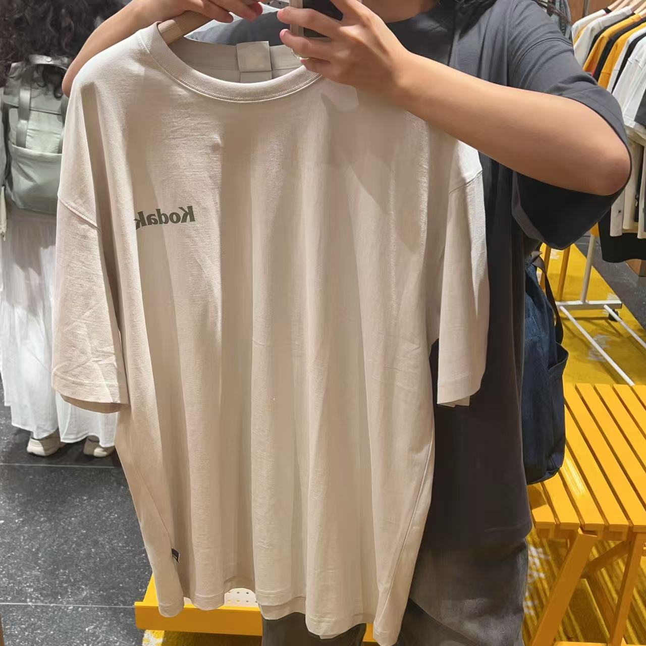 韓國 Kodak Scenery Back Graphic Short Sleeve T-Shirt【KK001】