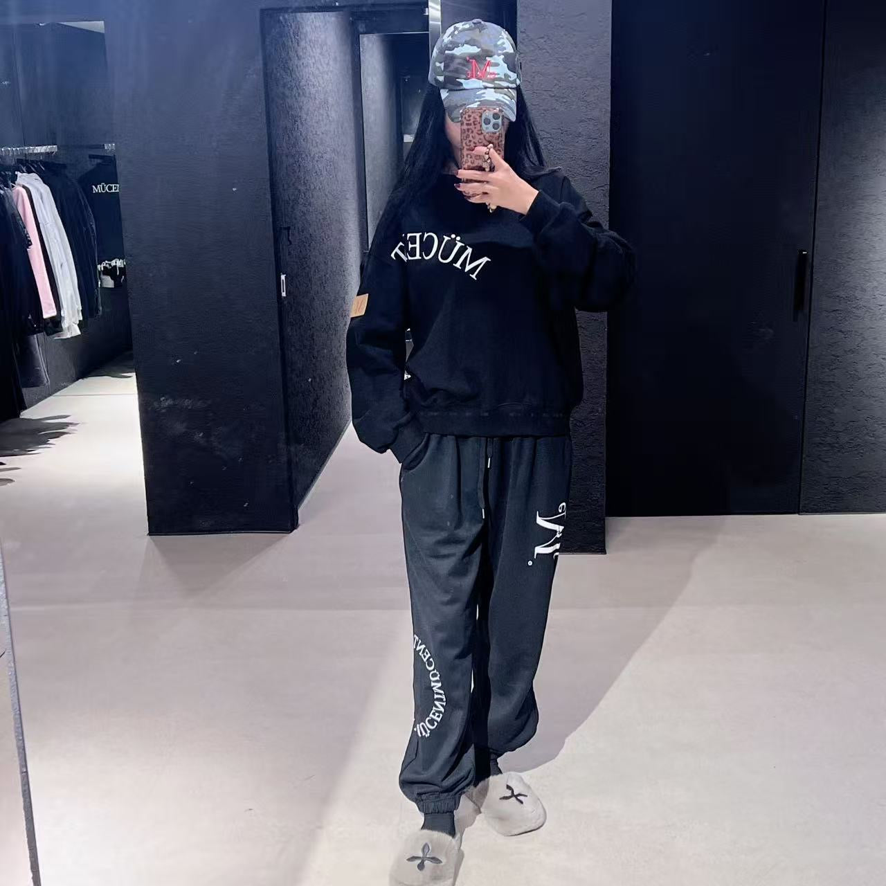 韓國 Mucent Division wide sweat jogger pants【MU139】