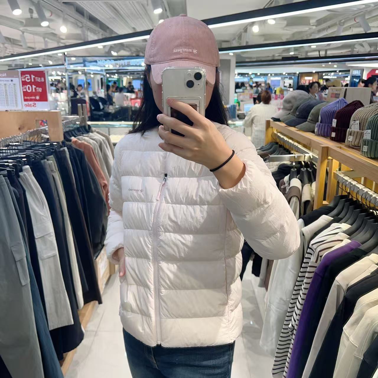 韓國 Snowpeak Airy Women's Round Neck Lightweight Down【SN034】