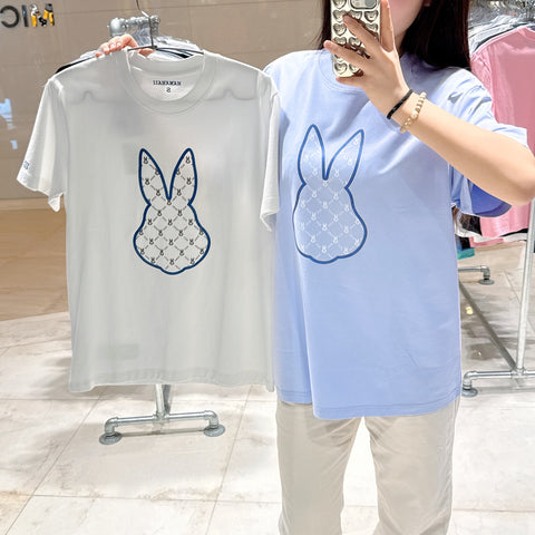 韓國 HANAHAII 基本款滿標純棉 T-Shirt【HA037】 - STT Mall HK 靚太網購