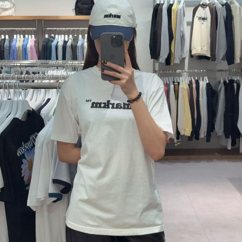 韓國 Markm MARKM BASIC BIG LOGO T SHIRT【MA114】