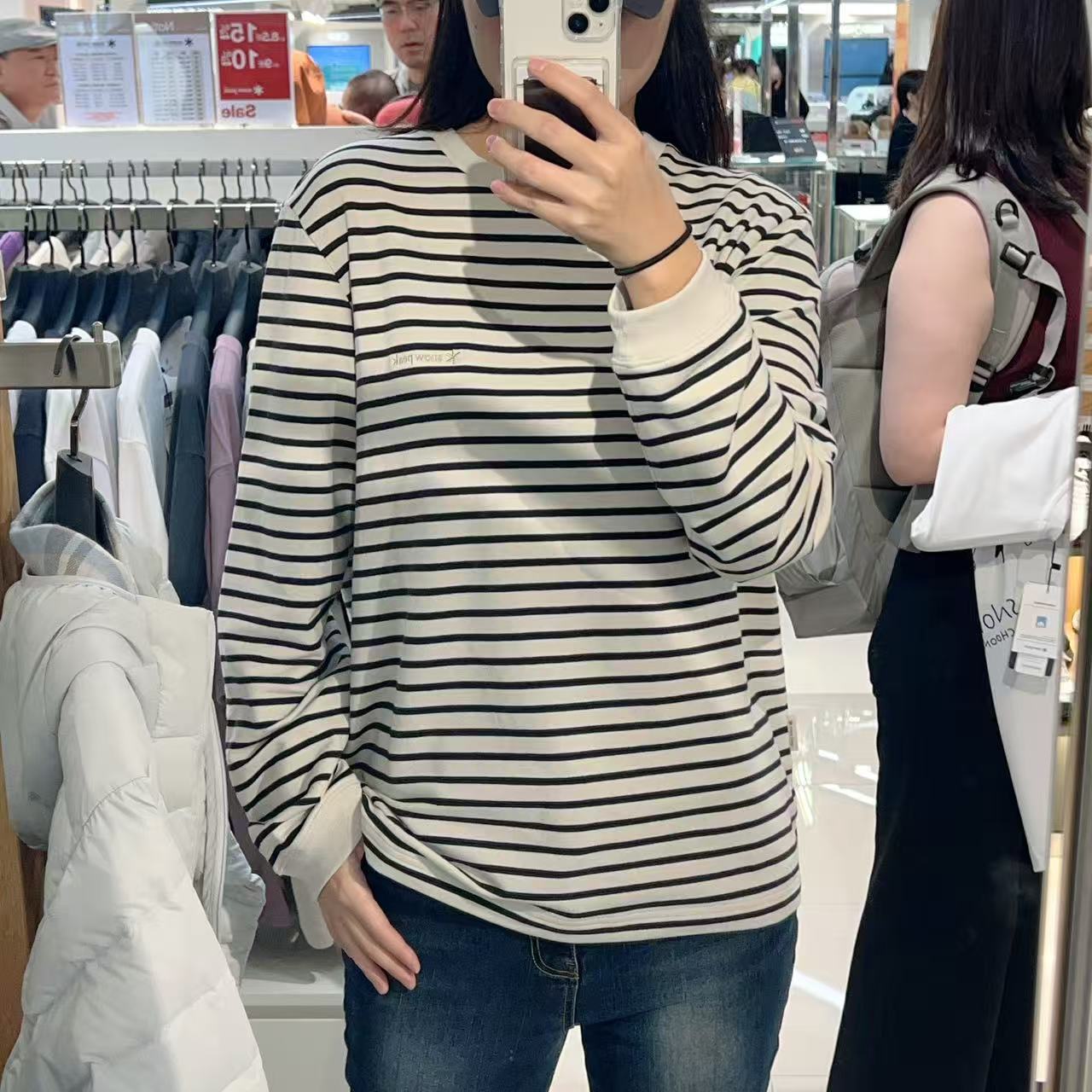 韓國 Snowpeak Striped Long Sleeve T-Shirt【SN046】