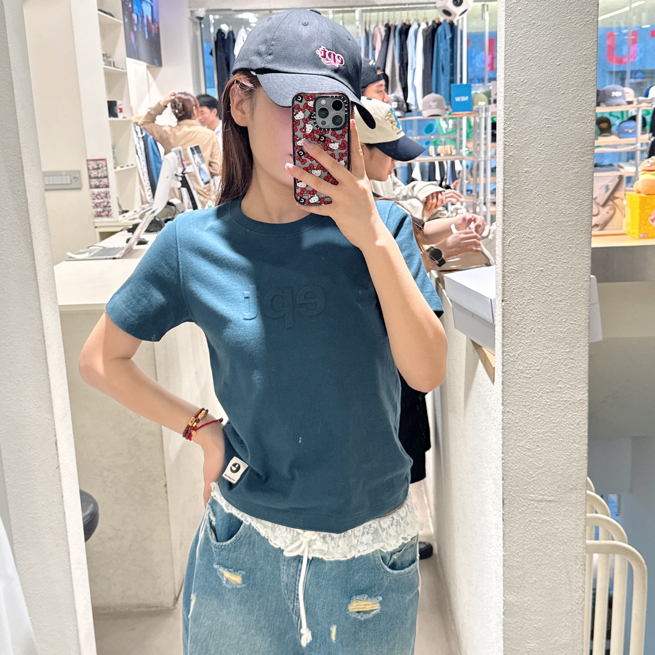 韓國 EPT Classic Silicon Embo Logo T-shirts【EP038】
