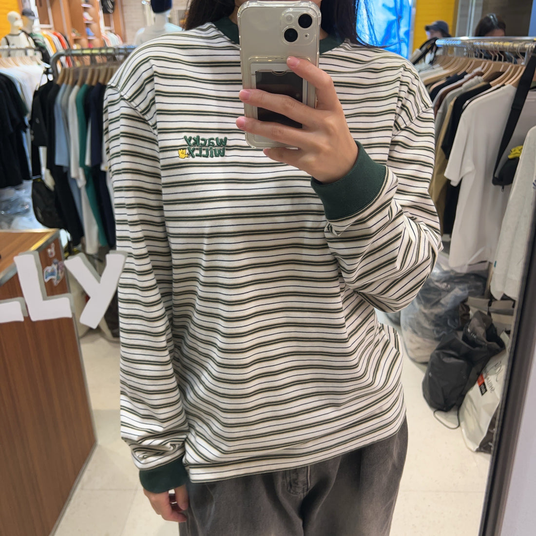 韓國 Wacky Willy Striped Long Sleeve【WW013】