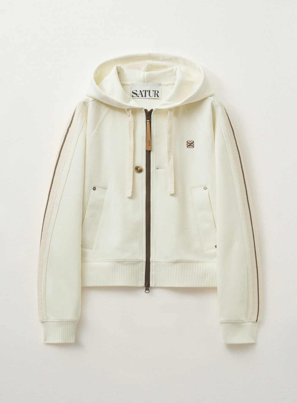 韓國 Satur Lawton Loose Fit Hood Zip-up【SR017】