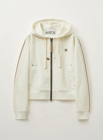 韓國 Satur (W) Lawton Loose Fit Hood Zip-up【SR016】 - Image