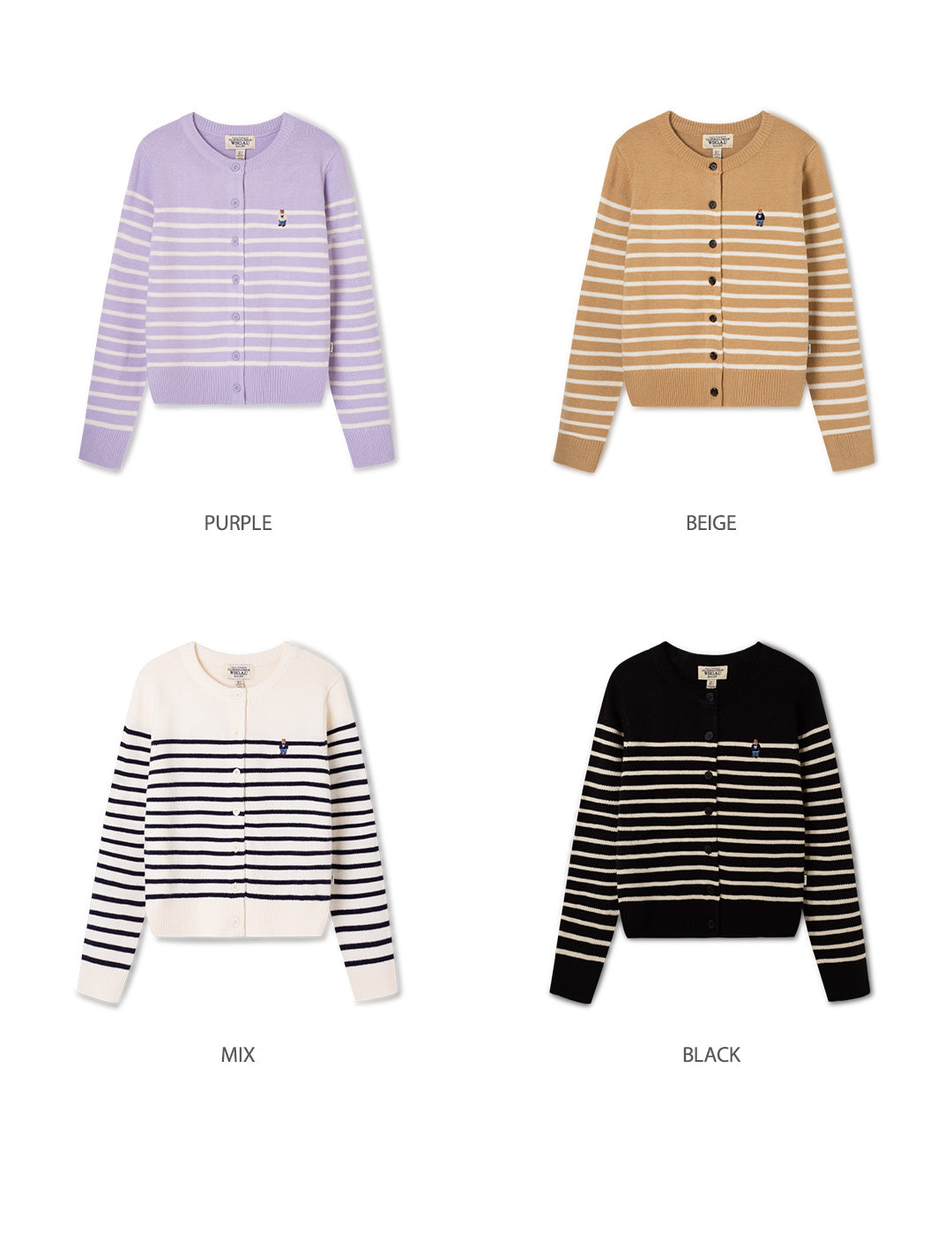 韓國 Who.A.U Steve R-neck Cardigan【WA228】