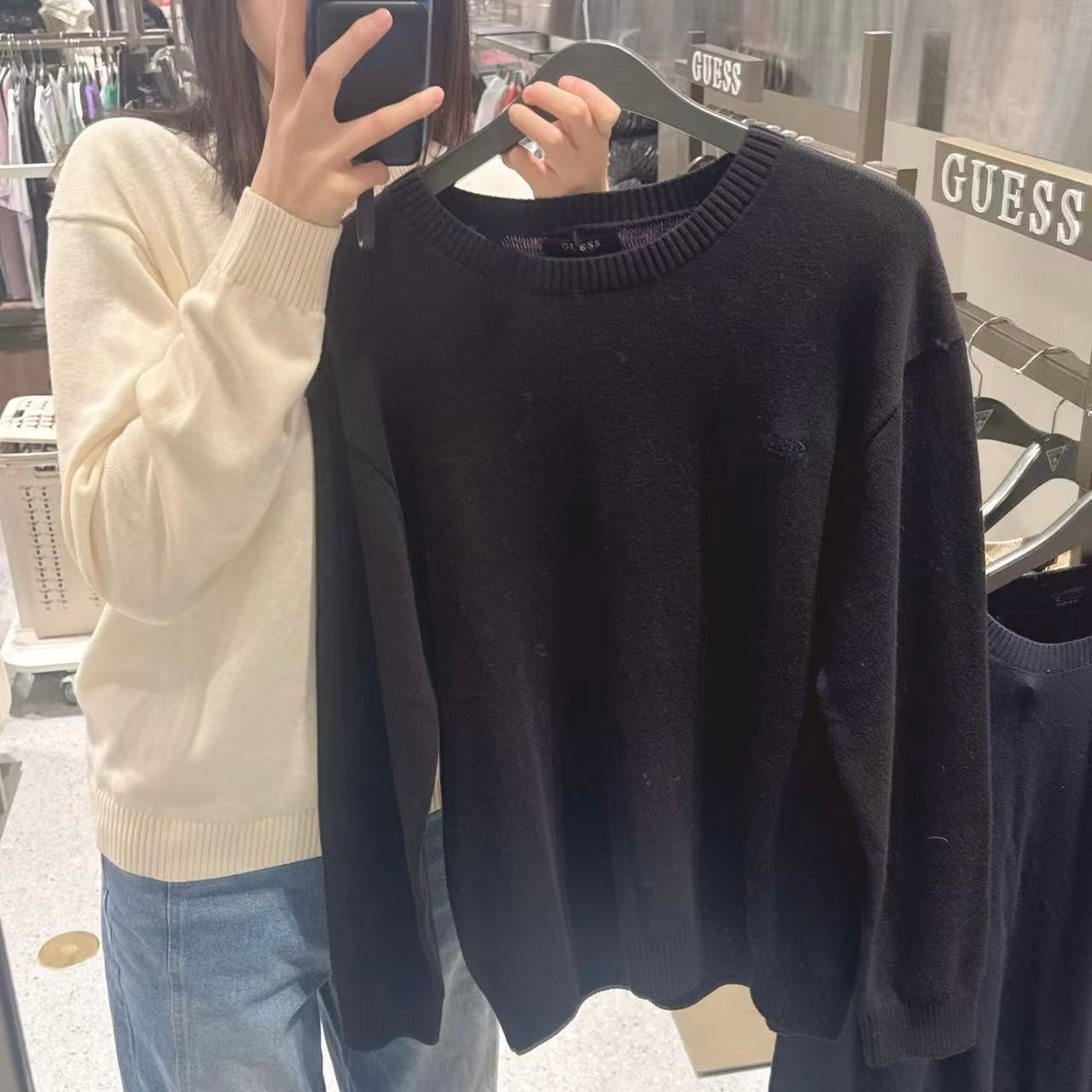 韓國 Guess Long Sleeve Sweater【GU025】