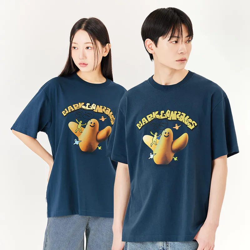 韓國 Mark Gonzales Clay Angel Graphic Short Sleeve T-Shirt【MG060】