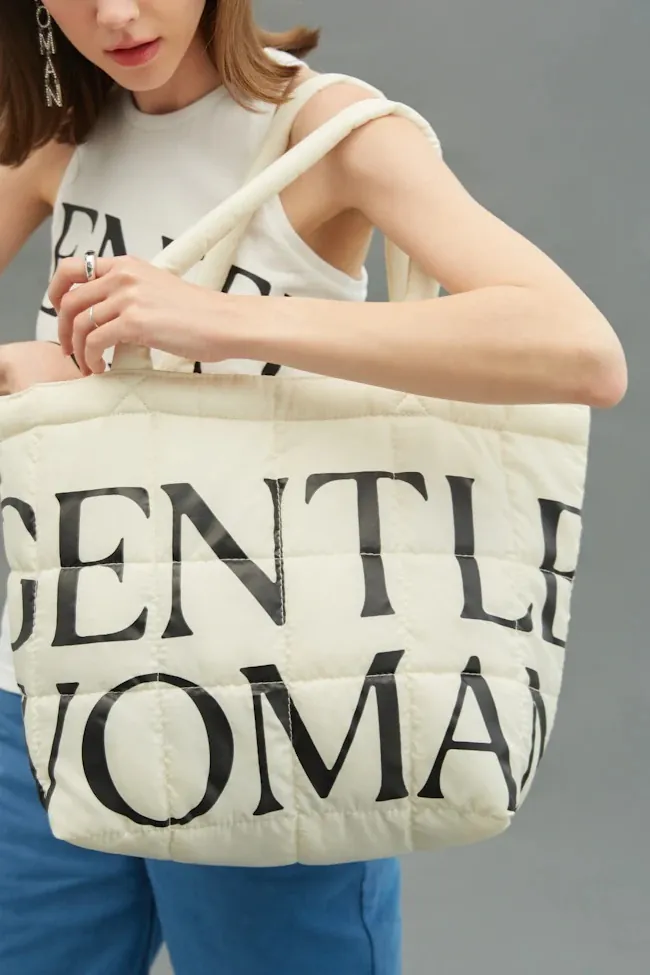 【現貨】泰國直送 Gentle Woman Large Puffer Bag【ST067】