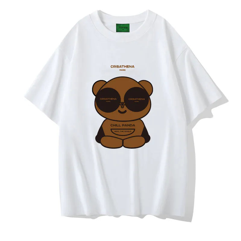 Crisathena X Chill Panda T-shirt【SM205】