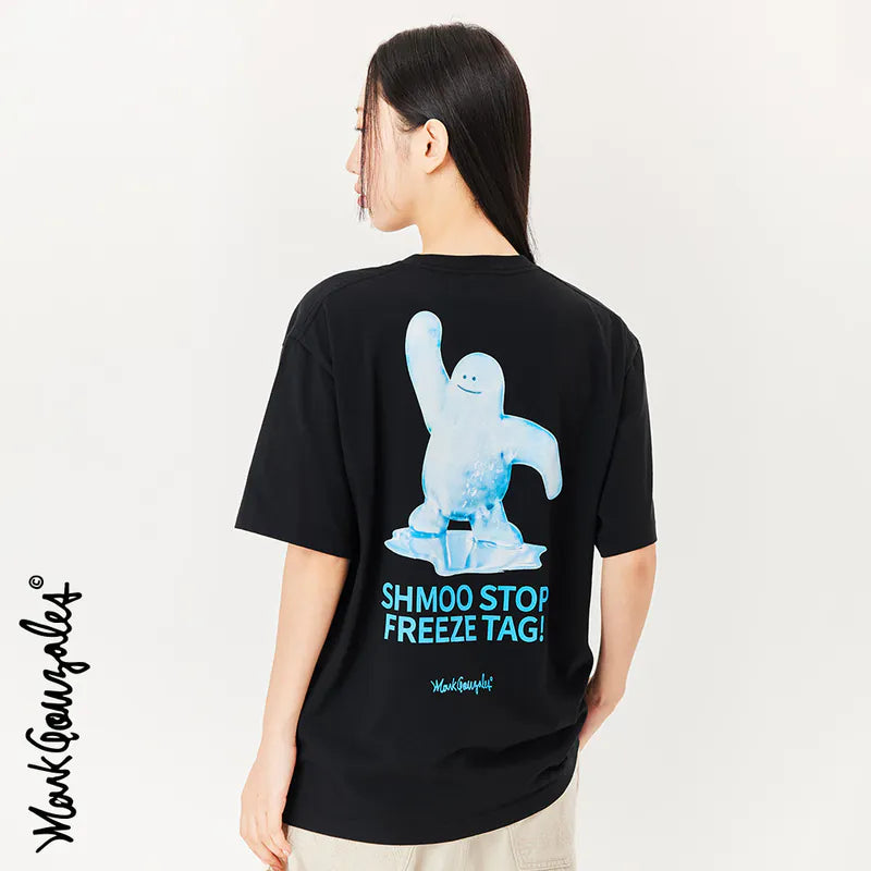 韓國 Mark Gonzales Shumu Water Graphic Cool Cotton Short Sleeve T-Shirt【MG059】