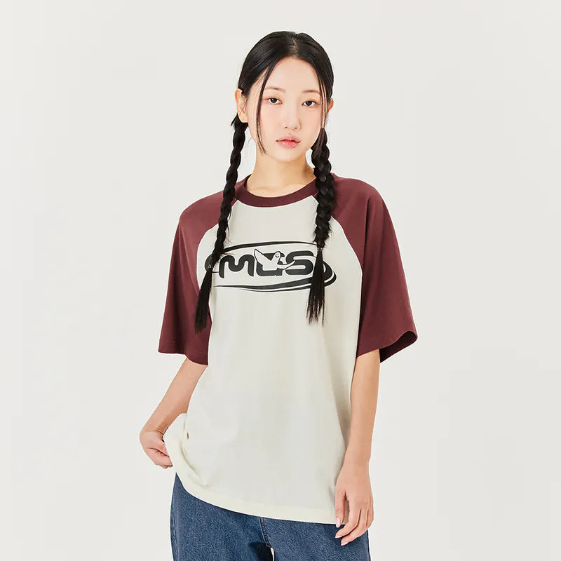 韓國 Mark Gonzales Angel Sports Graphic Color Block Short Sleeve T-Shirt【MG064】