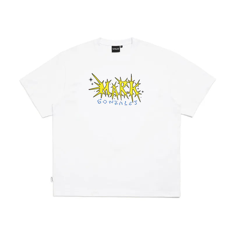 韓國 Mark Gonzales Sign Logo Thunder Graphic Short Sleeve T-Shirt【MG068】