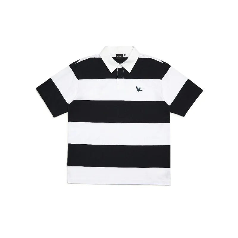 韓國 Mark Gonzales Angel Wappen Rugby Short Sleeve T-Shirt【MG072】