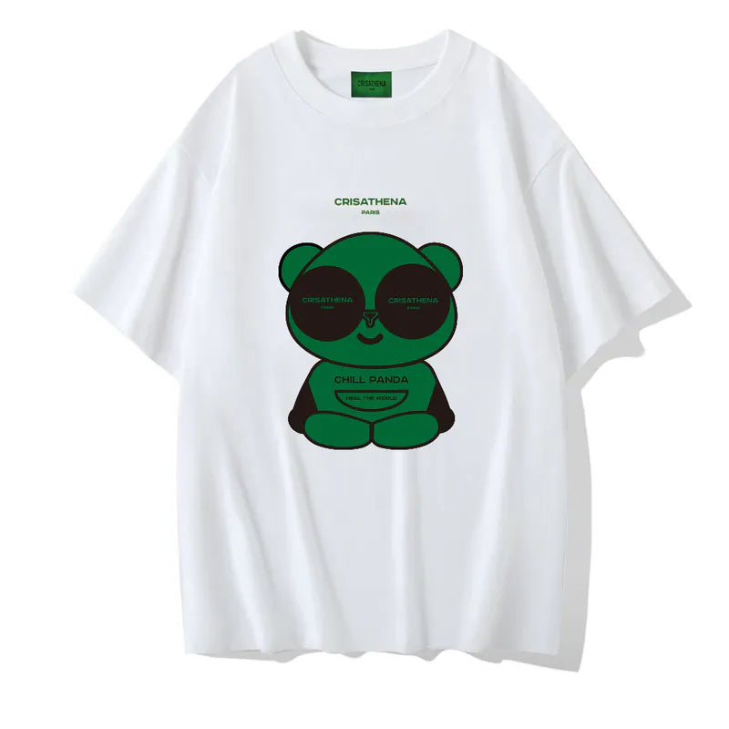 Crisathena X Chill Panda T-shirt【SM205】