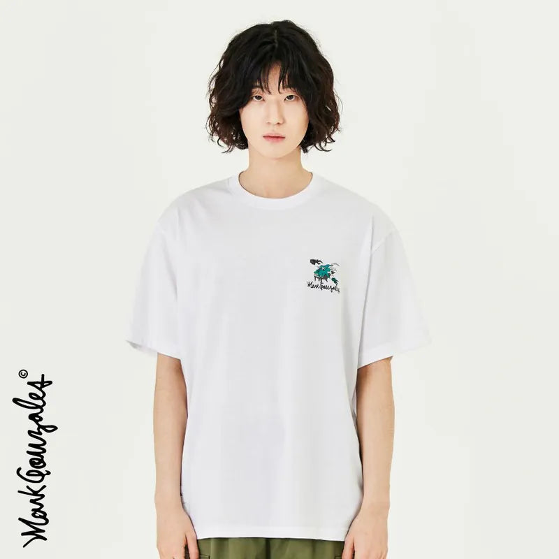 韓國 Mark Gonzales Dragon Graphic T-Shirt【MG106】
