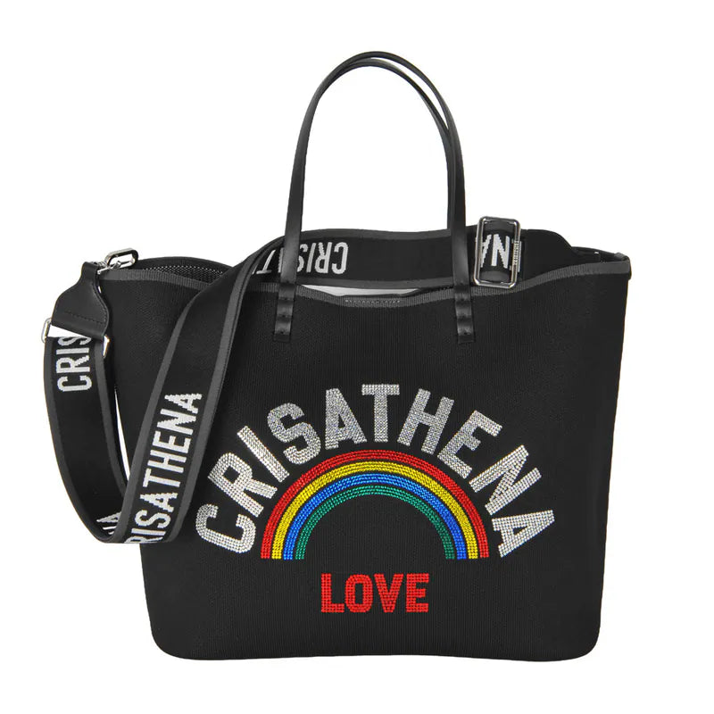 Crisathena Glam RainBow Love Large Tote Bag【SM169】