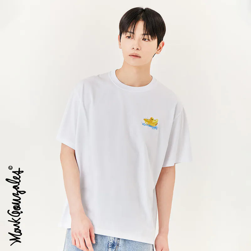 韓國 Mark Gonzales Surfer Angel Graphic Cool Cotton Short Sleeve T-Shirt【MG058】