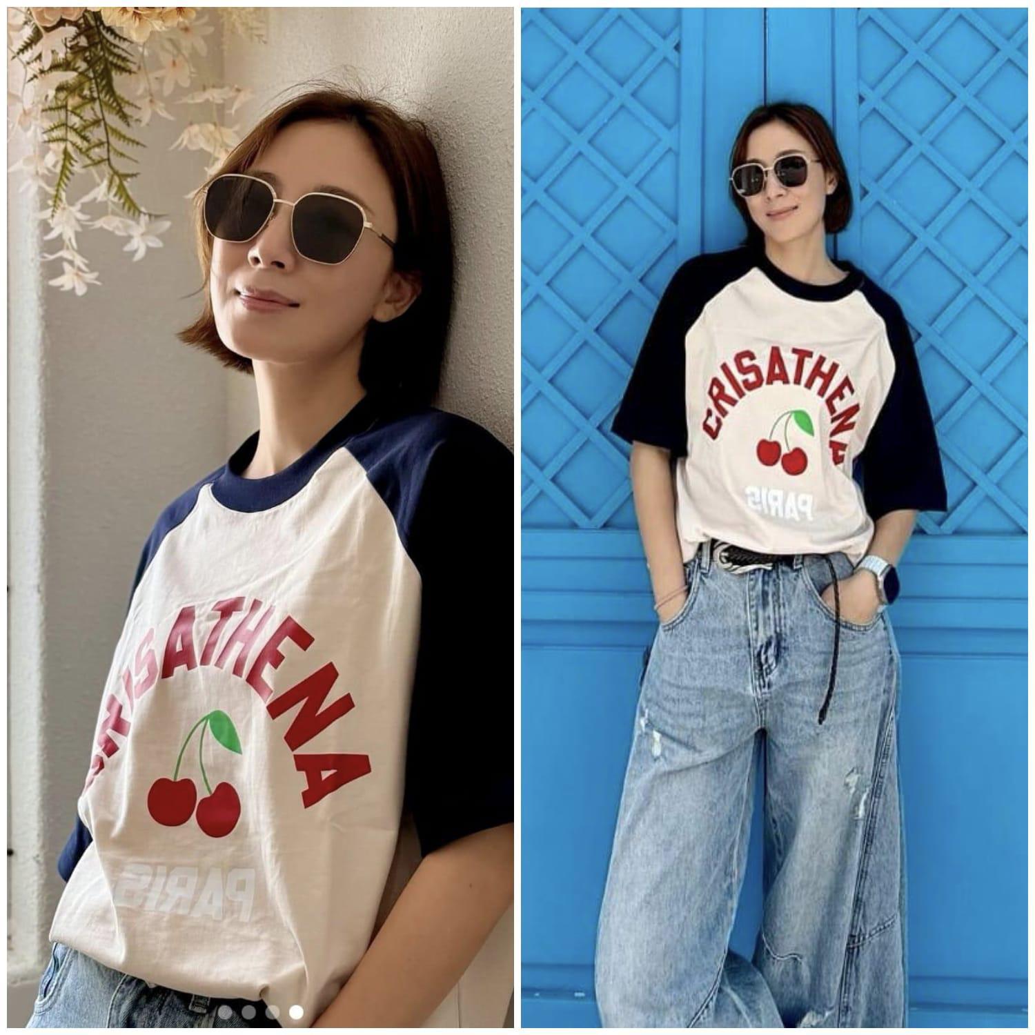 CrisathenaCherry T Shirt 【YS141】