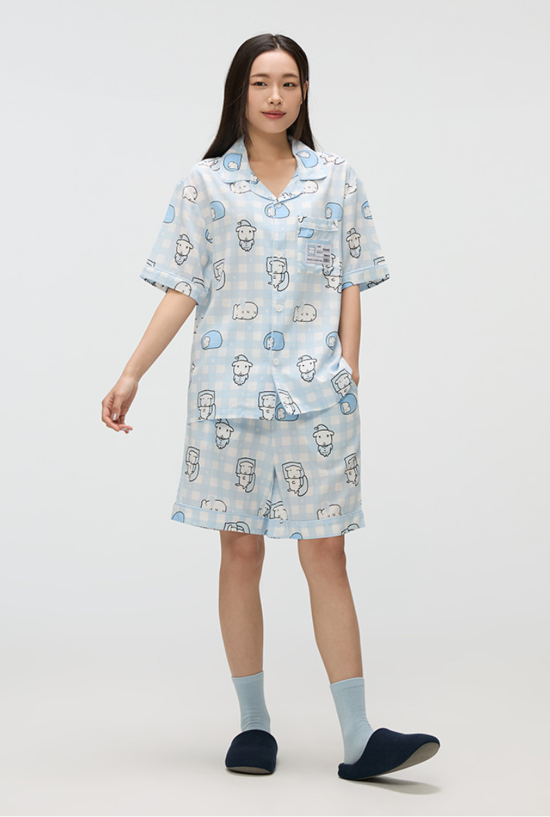 韓國 SPAO Short-sleeved pajamas【SP170】