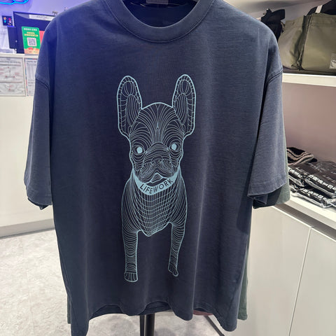 韓國 LifeWork Silk Radok Printing Short Sleeve T-Shirt【LW080】