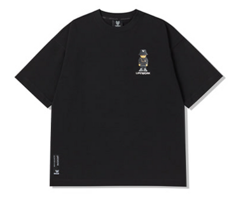 韓國 LifeWork Checkerboard Hipdog Short Sleeve T-Shirt【LW109】