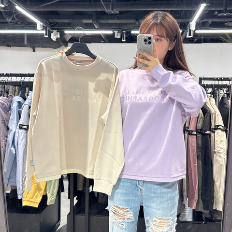 韓國 National Geographic Women's Hem Layered String T-Shirt【NG616】