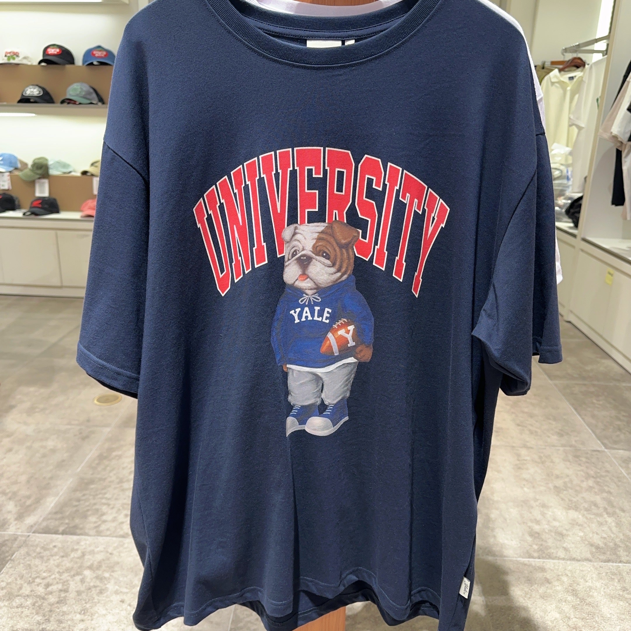 韓國 Yale UNIVERSITY DAN T-SHIRT【YA005】