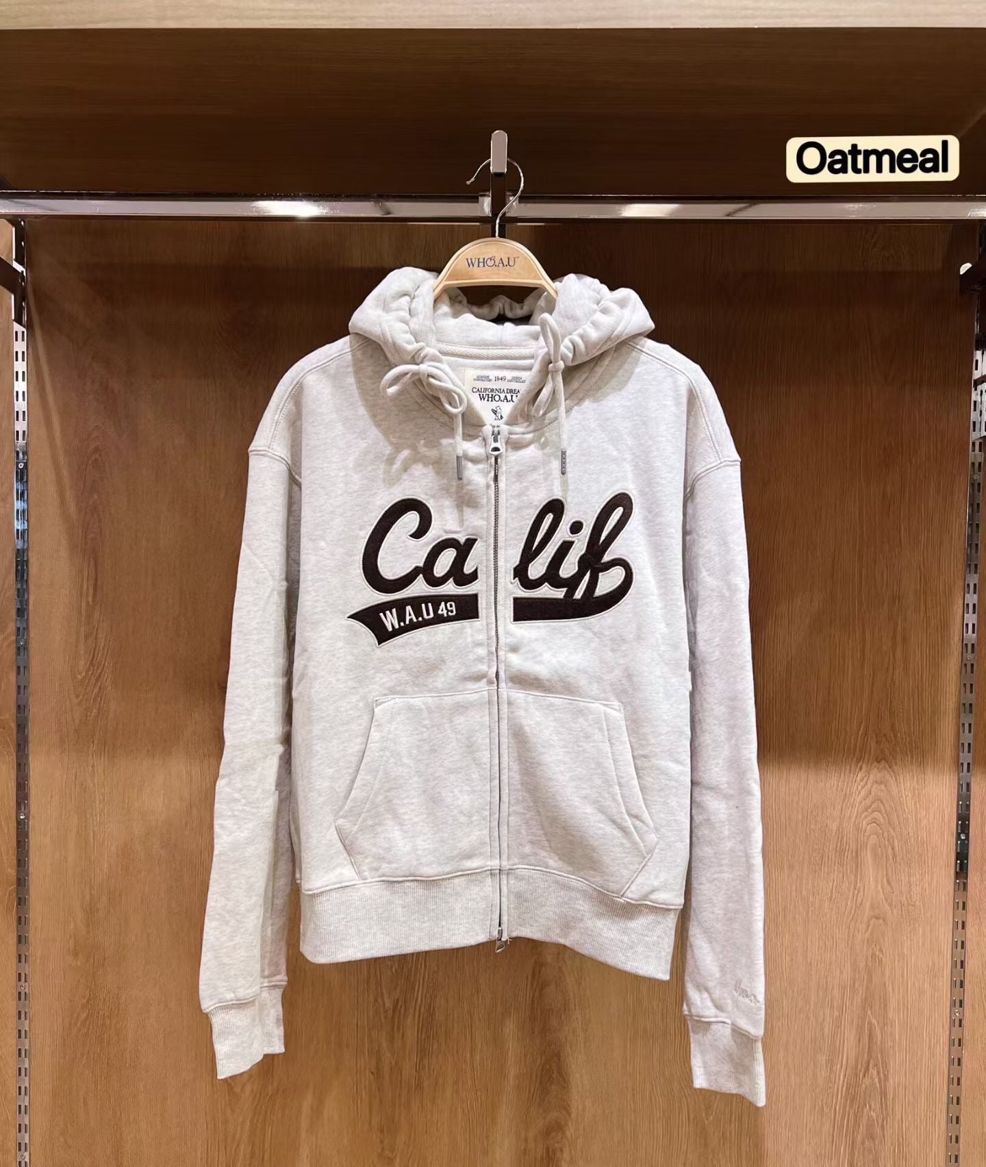 韓國 WhoAU Steve Hood Zip-up【WA190】