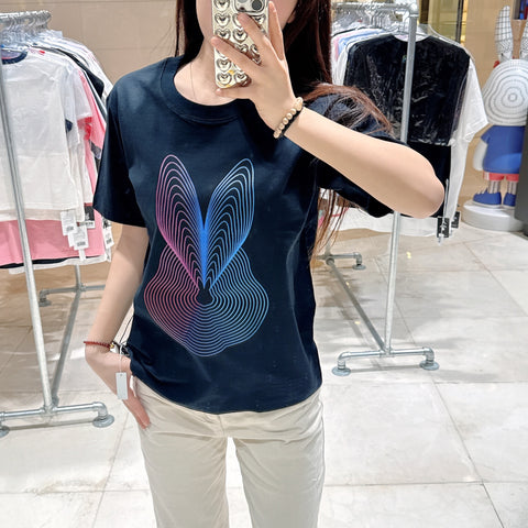 韓國 HANAHAII techno圖案 T-shirt【HA029】 - STT Mall HK 靚太網購