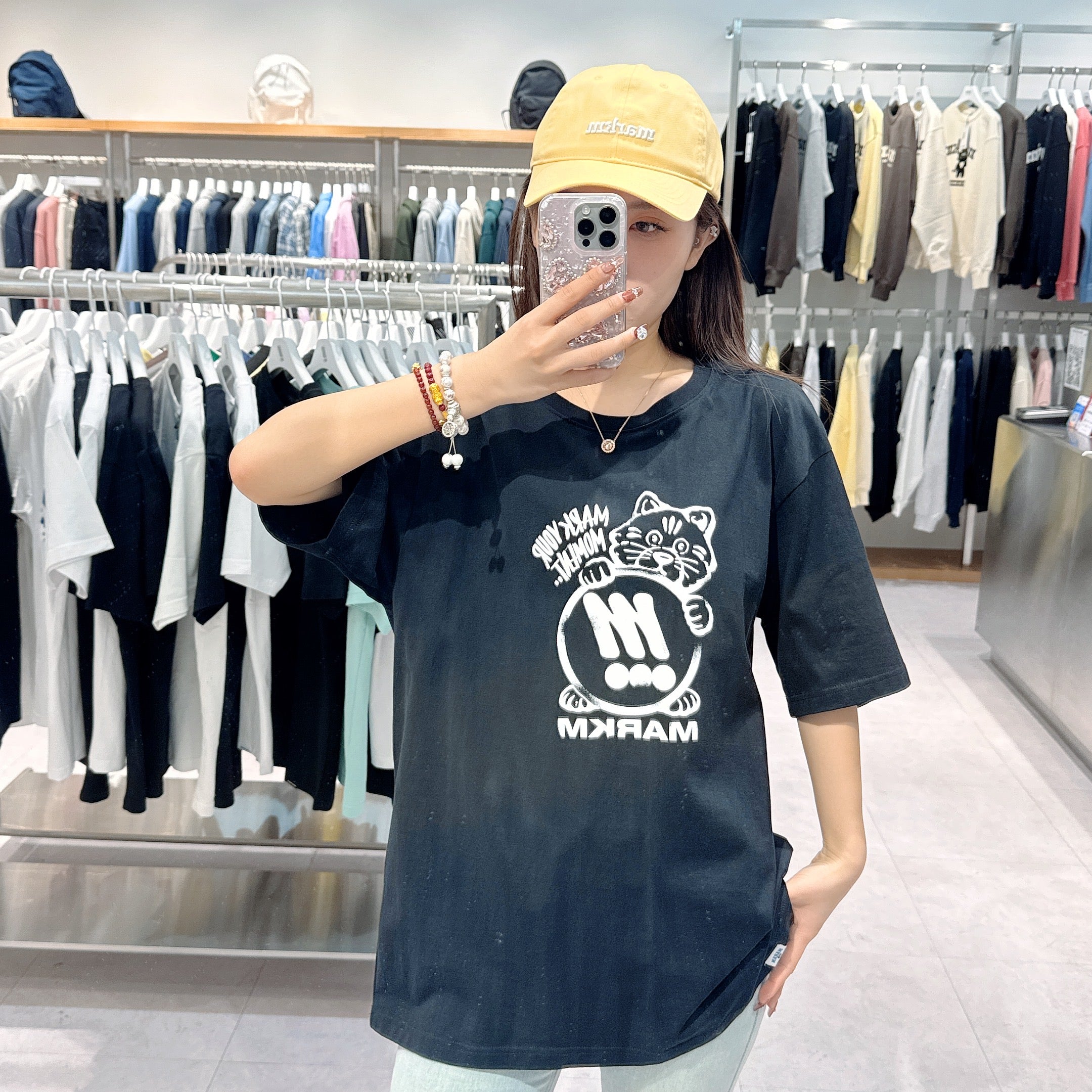 【現貨】韓國 Markm HEART CAT TSHIRT【MA086】