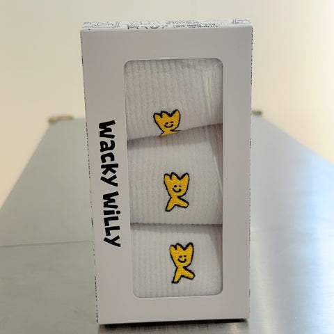 韓國 Wacky Willy Kiki socks 3PACK【WW180】