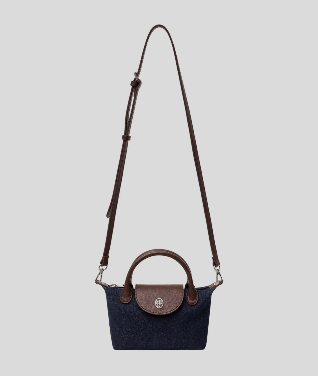 韓國 Marithe Francois Girbaud CIRCLE LOGO MINI TOTE BAG【MF598】
