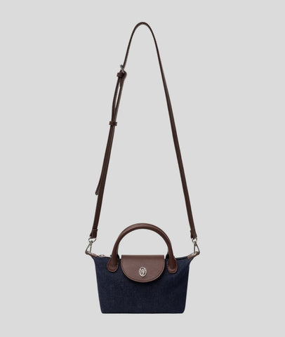韓國 Marithe Francois Girbaud CIRCLE LOGO MINI TOTE BAG【MF598】