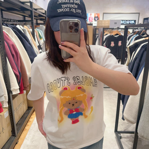 韓國 Ambler Public HERO of Spring Embroidered T-shirt【AR071】 - Image