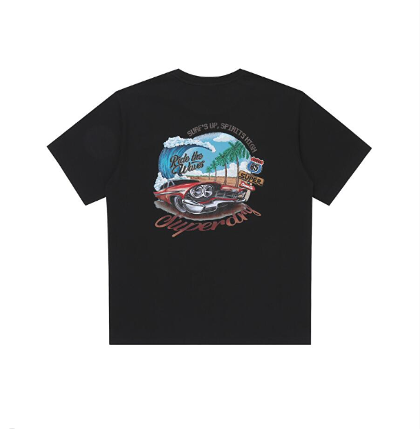 韓國 Superdry Beach Car T-Shirt【SU119】