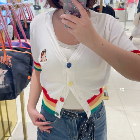韓國 陸心媛 Rainbow short sleeve【YS025】