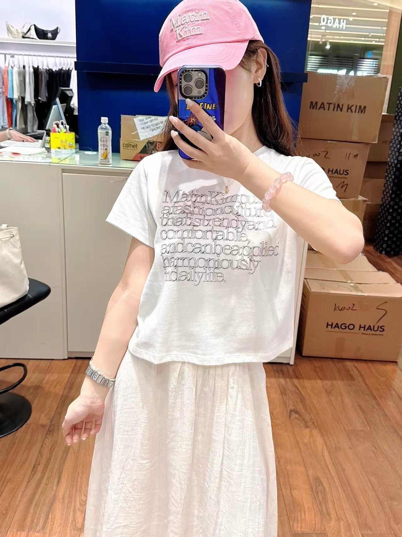 韓國 MK Crop T-Shirt【MK003】