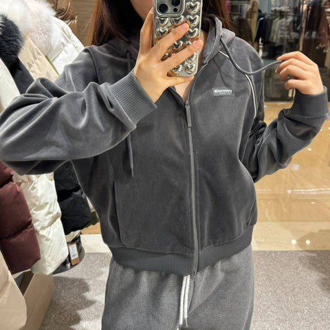韓國 Discovery Woman's Velour Traning Jacket【DY013】 - STT Mall HK 靚太網購