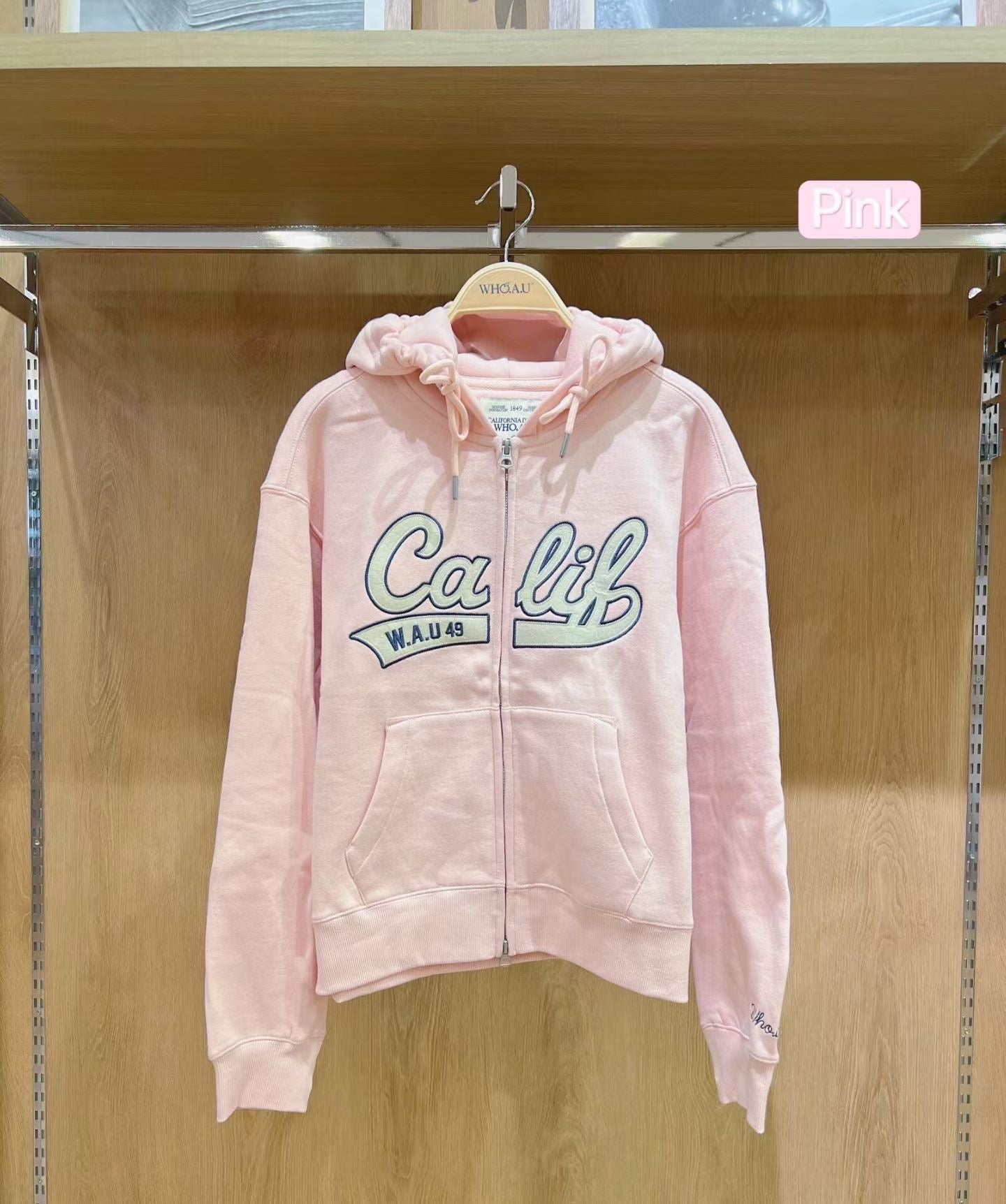 韓國 WhoAU Steve Hood Zip-up【WA190】