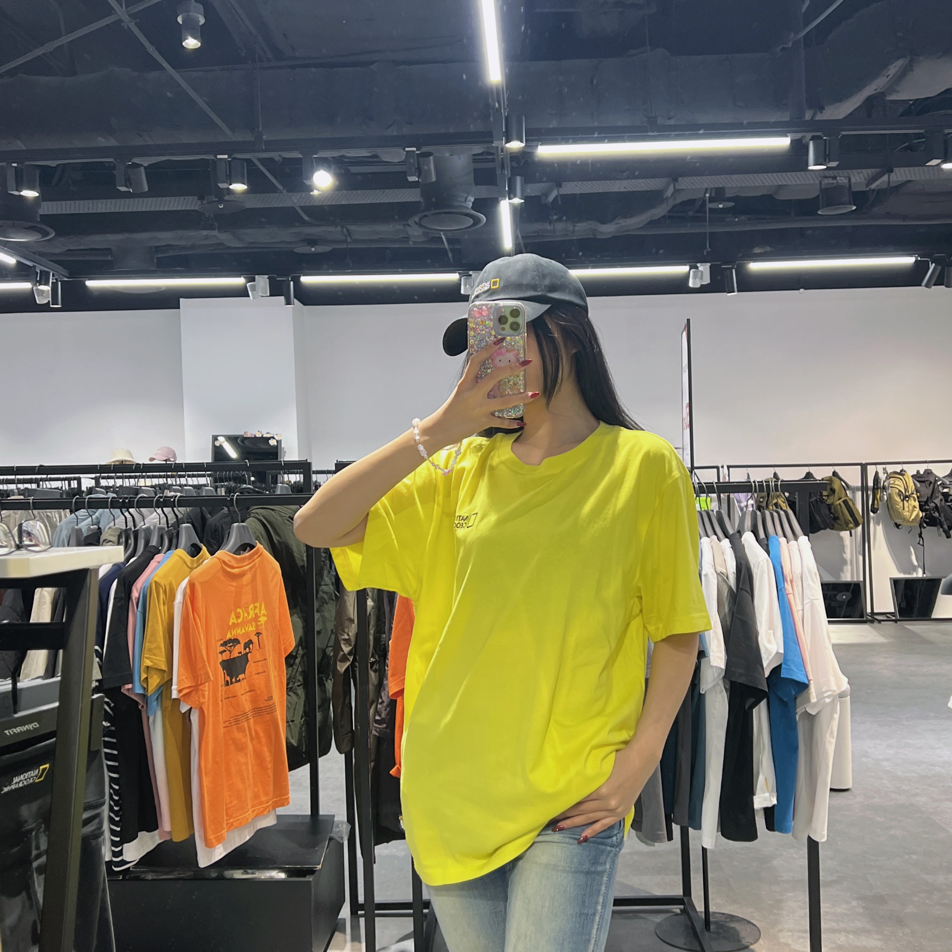 韓國 National Geographic Small Logo Short Sleeve T-Shirt【NG654】