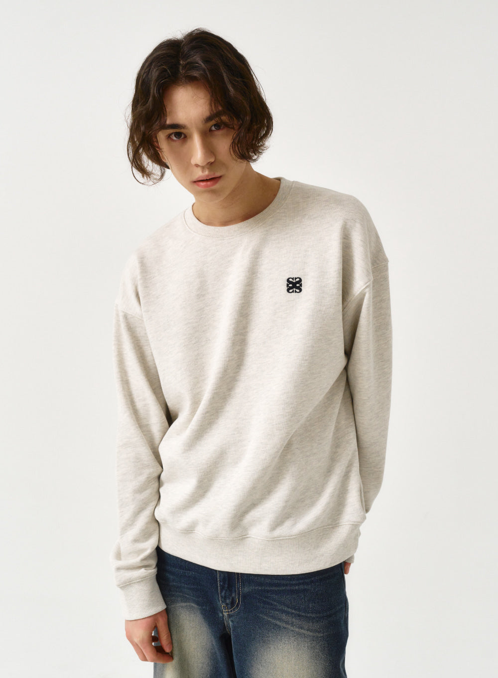 韓國 Satur Classic Logo Basic Sweatshirt【SR013】